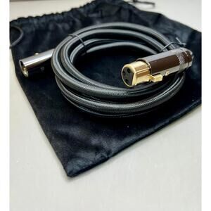 XLR Microphone Cable 6 ft, Silver Plated Copper, 3-Pin Male to Female